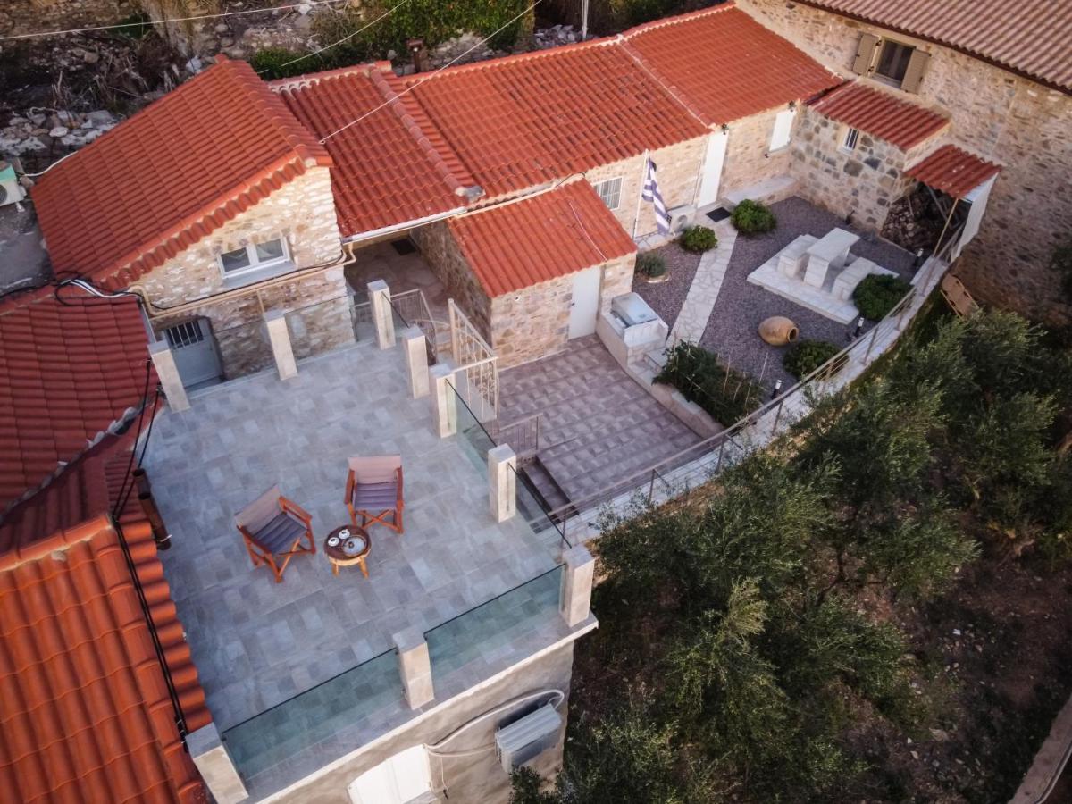Villa Somatiana- Traditional Stone House , West Mani Thalamai Exterior photo